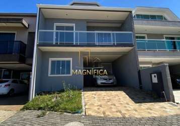 Casa em condomínio fechado com 3 quartos à venda na rua pedro driessen filho, 001, cidade industrial, curitiba, 261 m2 por r$ 1.200.000