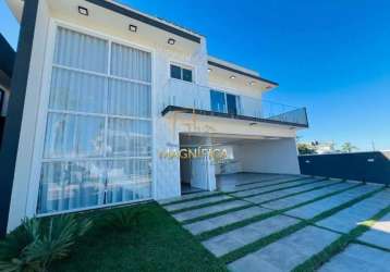 Casa em condomínio fechado com 4 quartos à venda na avenida dom henrique ii, barra do sai, itapoá, 314 m2 por r$ 2.000.000