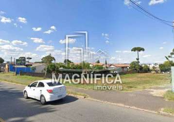 Terreno comercial à venda na rua carlópolis, 3268, pinheirinho, curitiba, 3268 m2 por r$ 2.450.000