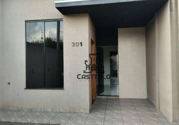 Casa à venda, 70 m² por r$ 280.000 - alto da boa vista - londrina/pr