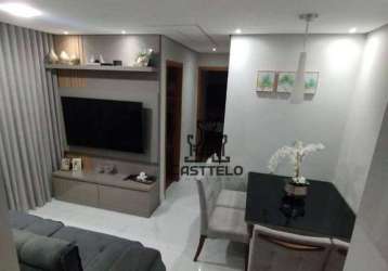 Apartamento à venda, 49 m² por r$ 290.000 - aquaville - londrina/pr