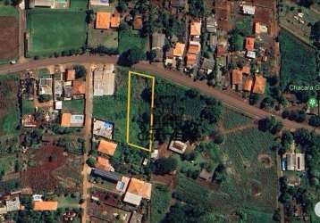 Chácara à venda, 2000 m² por r$ 160.000,00 - zona rural - londrina/pr