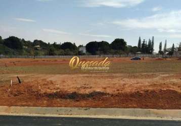 Terreno residencial à venda, plano de 360 m², no condomínio villa sapezal, indaiatuba.