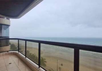 Belíssimo apartamento frente mar para locação na vila caiçara! - praia grande, sp