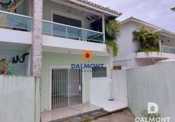 Dunas do peró - cabo frio/rj - casa com 3 dormitórios à venda, 103 m²