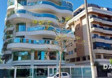 Cobertura com 5 dormitórios à venda, 410 m² por r$ 3.200.000,00 - passagem - cabo frio/rj