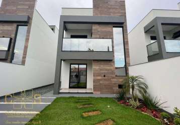 Sobrado com 2 dormitórios à venda, 90 m² por r$ 499.000,00 - jardim planalto - barra velha/sc