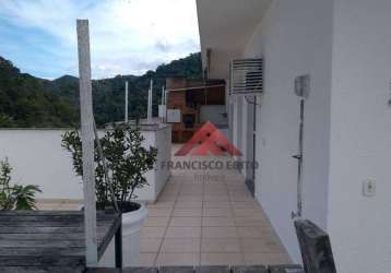 Cobertura com 3 dormitórios à venda, 150 m² por r$ 460.000,00 - maceió - niterói/rj