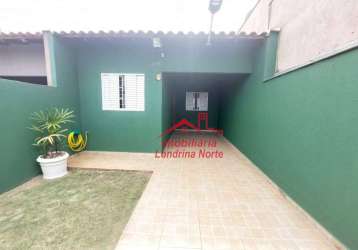 Casa com 3 dormitórios à venda, 65 m² por r$ 280.000,00 - jardim são paulo - londrina/pr