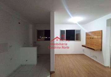 Apartamento com 2 dormitórios à venda, 48 m² por r$ 179.000 - jardim santo amaro - cambé/pr