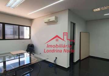 Sala para alugar, 40 m² por r$ 950,00/mês - jardim tatiani - londrina/pr