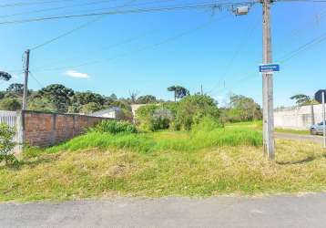 Terreno à venda na rua alais de fatima zapf, 01, dom rodrigo, são josé dos pinhais, 432 m2 por r$ 120.000