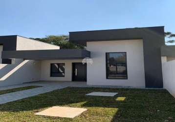 Casa com 3 quartos à venda na rua antônio chemin, 323, roça grande, colombo, 61 m2 por r$ 380.000