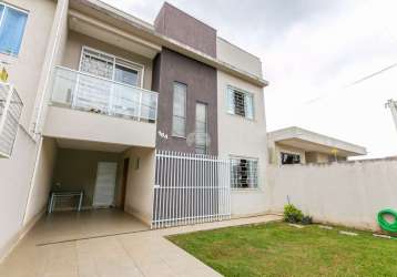 Casa em condomínio fechado com 3 quartos à venda na rua valentim wall, 184, tindiquera, araucária, 86 m2 por r$ 498.000