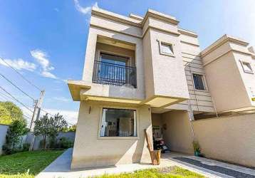 Casa com 3 quartos à venda na rua manoel aristides de farias, 373, barreirinha, curitiba, 104 m2 por r$ 720.000