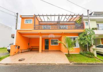 Casa em condomínio fechado com 4 quartos à venda na rua alfredo josé pinto, 1680, fazendinha, curitiba, 220 m2 por r$ 880.000