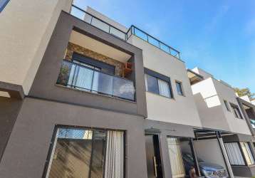 Casa em condomínio fechado com 3 quartos à venda na rua francisco negrão, 721, água verde, curitiba, 140 m2 por r$ 1.250.000