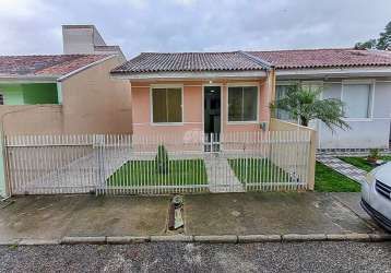 Casa em condomínio fechado com 2 quartos à venda na rua joval de paula souza, 624, thomaz coelho, araucária, 47 m2 por r$ 290.000