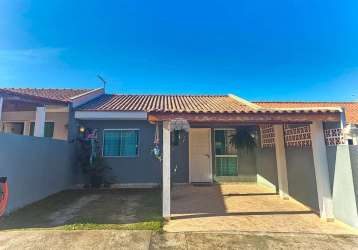 Casa em condomínio fechado com 3 quartos à venda na rua mário guarise, 648, vila vale verde, colombo, 70 m2 por r$ 287.000