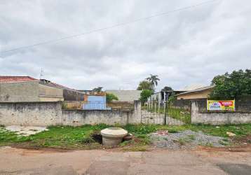 Terreno à venda na rua valdemar rodrigues silva, 214, são sebastião, são josé dos pinhais por r$ 190.000