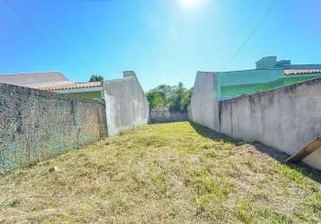 Terreno em condomínio fechado à venda na rua chopim, 643, gralha azul, fazenda rio grande, 126 m2 por r$ 110.000