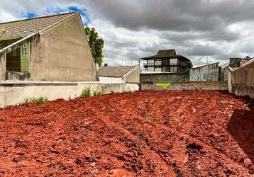 Terreno à venda na rua tufik josé guérios, 192, jardim botânico, curitiba por r$ 480.000