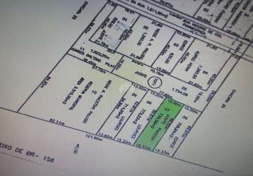 Terreno à venda na rodovia br-158, 00, pagnoncelli, pato branco, 739 m2 por r$ 185.000