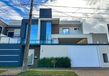 Casa com 3 quartos à venda na rua joão oldoni, 250, parque do som, pato branco, 230 m2 por r$ 1.499.000