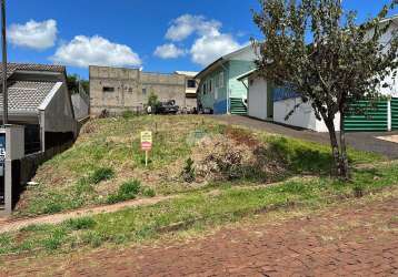 Terreno à venda na rua waldomiro dall'igna, 00, são francisco, pato branco, 360 m2 por r$ 168.000