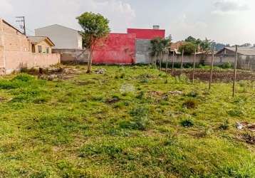 Terreno à venda na rua angelino ribeiro padilha, vila militar i, piraquara por r$ 140.000