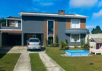 Casa com 4 quartos à venda na rua coronel eneas, 553, vila militar i, piraquara, 268 m2 por r$ 630.000