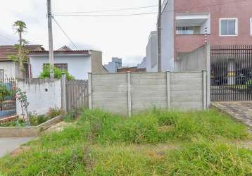 Terreno à venda na rua coronel airton plaisant, 1142, santa quitéria, curitiba, 154 m2 por r$ 380.000