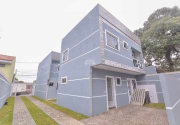 Casa em condomínio fechado com 3 quartos à venda na rua jorge simão, 319, alto boqueirão, curitiba, 75 m2 por r$ 378.000