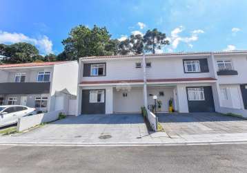 Casa em condomínio fechado com 3 quartos à venda na rua reinaldo issberner, 207, cajuru, curitiba, 95 m2 por r$ 695.000