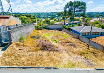 Terreno à venda na rua palmares, 135, jardim das acácias, campo largo, 450 m2 por r$ 150.000