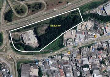 Área à venda, 81000 m² por r$ 63.900.000,00 - jardim alvorada - jandira/sp