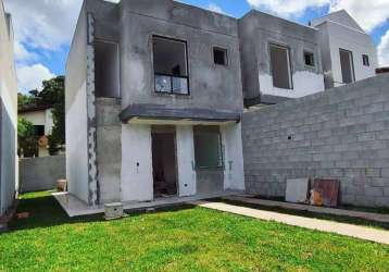 Sobrado com 3 dormitórios à venda, 73 m² por r$ 499.000,00 - abranches - curitiba/pr