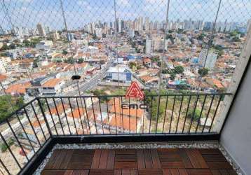 Apartamento com 3 dormitórios para alugar, 70 m² por r$ 2.855,00/mês - água fria - são paulo/sp