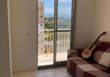 Excelente apartamento no cond. costa araçagy - 2 quartos - andar alto - vista mar - ventilado