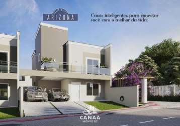 Lançamento no alto do calhau - residencial arizona - casas duplex com 3 suítes - energia solar - ár