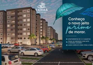 Super lançamento - condomínio prime calhau ii - aptos com 2 quartos - 2 banheiros - elevador - supe