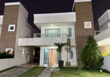 Vende-se maravilhosa casa duplex em condominio no altos do calhau - 3 suítes - espaço gourmet com p