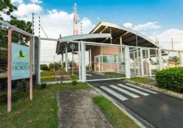 Terreno em condomínio fechado à venda no horto ( tupi ), piracicaba , 250 m2 por r$ 110.000