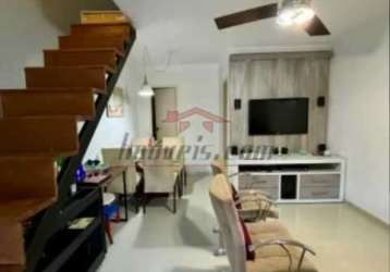 Casa em condomínio fechado com 2 quartos à venda na rua edgard werneck, 706, pechincha, rio de janeiro, 60 m2 por r$ 380.000