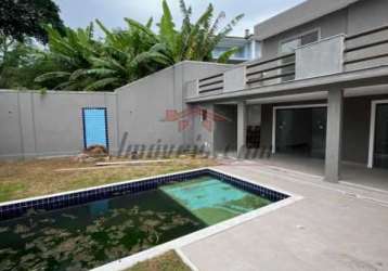 Casa em condomínio fechado com 4 quartos à venda na rua aldo rebello, 256, pechincha, rio de janeiro, 192 m2 por r$ 1.150.000