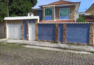 Casa em condomínio fechado com 4 quartos à venda na rua rio do cacambe, 92, freguesia (jacarepaguá), rio de janeiro, 260 m2 por r$ 1.049.000