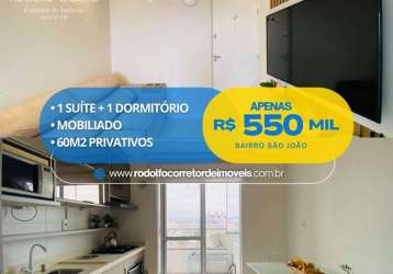 Apartamento para venda em itajaí, são joão, 2 dormitórios, 1 suíte, 2 banheiros, 1 vaga