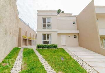 Casa em condomínio fechado com 3 quartos à venda na rua josé alceu berger, 79, santa cândida, curitiba por r$ 1.090.000