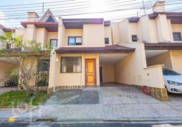 Casa em condomínio fechado com 3 quartos à venda na rua josé tomasi, 115, santa felicidade, curitiba por r$ 1.000.000