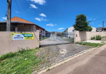 Casa com 2 quartos para alugar na rua joão ceccatto, 217, vila rivabem, campo largo, 47 m2 por r$ 1.300